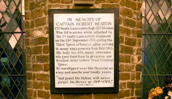 Ravenhead Capt. Robert Heaton WW1 Memorial