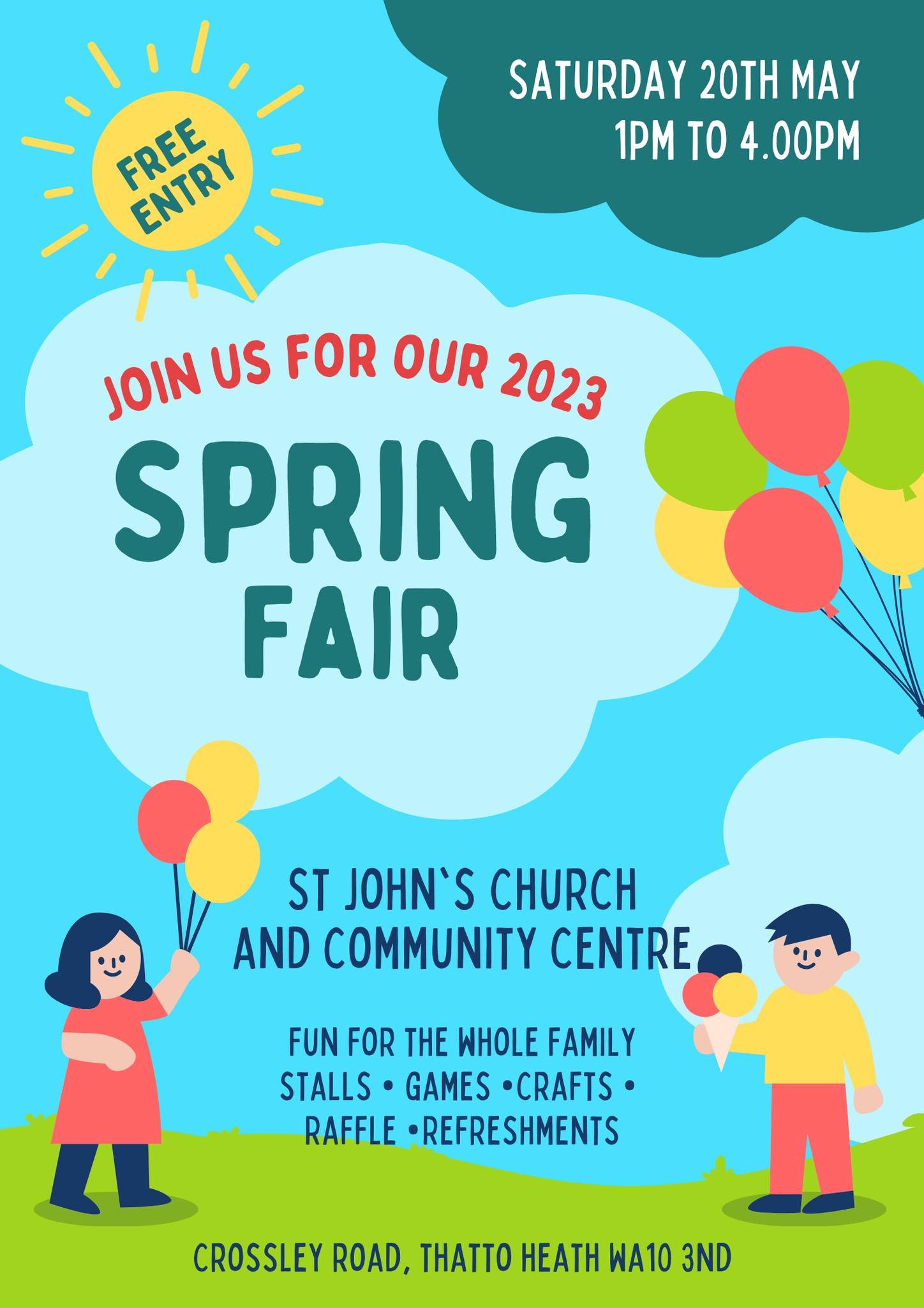Spring Fair poster. Text is in the article.