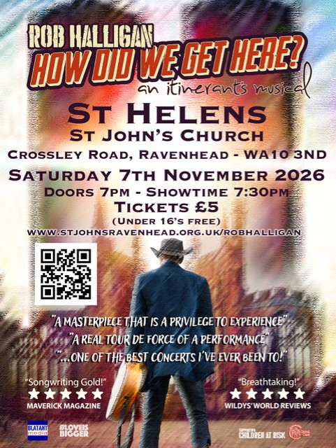 Rob Halligan - How Did We Get Here tour poster